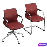 Vitra Unix Chairs 3D Model Vray