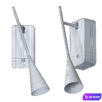 Wall lamp Bover Skybell Plus 3D Model Corona