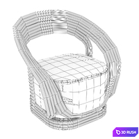Eichholtz Chair Romeo 3D Model Vray, Corona