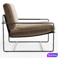 Frag Riviera Armchair 3D Model Vray, Corona