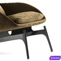 Field lounge chair 3D Model Corona