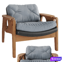 Armchair Tetê 3D Model Corona