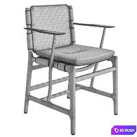 Exteta Levante Chair 3D Model Vray, Corona