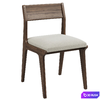 Lakin Teak Wood Dining Side Chair 3D Model Vray, Corona