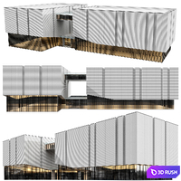 BUILDING NO130 3D Model Vray, Corona