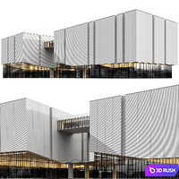 BUILDING NO130 3D Model Vray, Corona