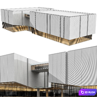 BUILDING NO130 3D Model Vray, Corona