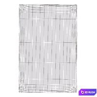Shaggy rug Louise Rose 3D Model Corona