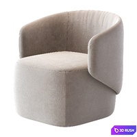 Crescent armchair 3D Model Corona