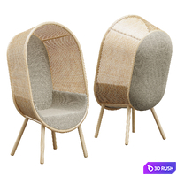 Cocoon Lounge Chair 3D Model Corona