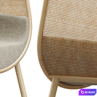 Cocoon Lounge Chair 3D Model Corona