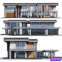Gaity House 3D Model Vray, Corona