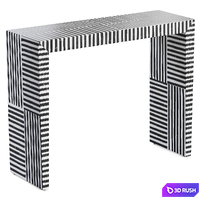 BONE INLAY CONSOL by Loft concept 3D Model Vray, Corona