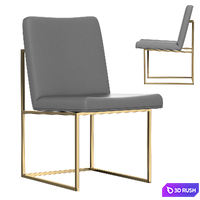 Stool Tony 3D Model Vray, Corona
