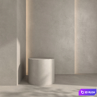 Decorative plaster v12 3D Model Vray, Corona