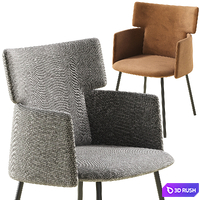 Chair Woo Ax 3D Model Corona