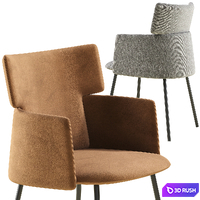 Chair Woo Ax 3D Model Corona