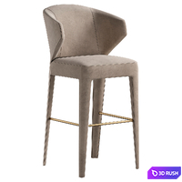 LAPEL BARSTOOL by baker 3D Model Corona