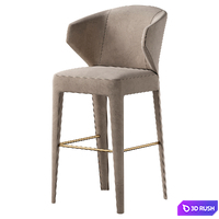 LAPEL BARSTOOL by baker 3D Model Corona