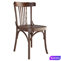 Viennese chair. Model Comfort. Material Beech 3D Model Corona