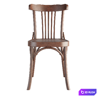 Viennese chair. Model Comfort. Material Beech 3D Model Corona