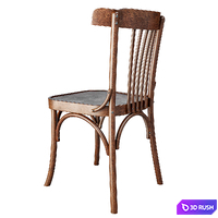 Viennese chair. Model Comfort. Material Beech 3D Model Corona