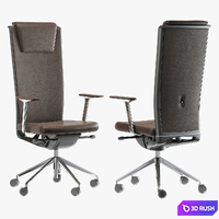 Kastel Kompasso High Back 3D Model Vray