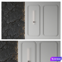 Wall panel №3 3D Model Corona