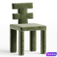Estudio Persona H Chair 3D Model Corona