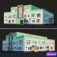 Kindergarten 3D Model Corona