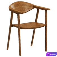 Deephouse Chair Monaco 3D Model Vray