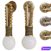 Talisman loop sconce light 3D Model Vray, Corona