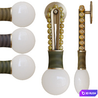 Talisman loop sconce light 3D Model Vray, Corona