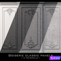 Wall Molding 3D Model Corona