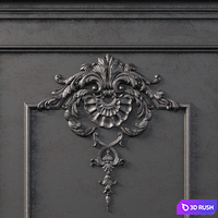 Wall Molding 3D Model Corona