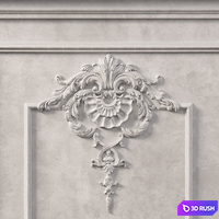Wall Molding 3D Model Corona