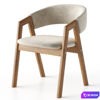 RIO kitchen chair by Montly 3D Model Vray, Corona