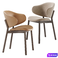 Holly chairs by Calligaris 3D Model Corona