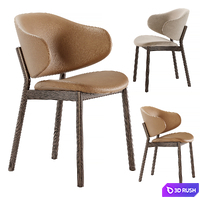 Holly chairs by Calligaris 3D Model Corona