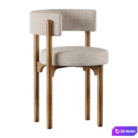 Heron Dining Chair 3D Model Corona