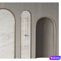 Wall panel №7 3D Model Vray