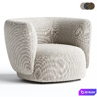 BLOSSOM | Armchair By Novamobili 3D Model Corona