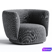 BLOSSOM | Armchair By Novamobili 3D Model Corona