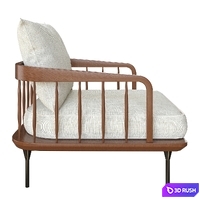 Castlery Wayne Armchair 3D Model Corona