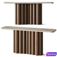 Sixpenny Enzo Console Table 3D Model Vray, Corona