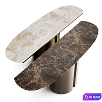 Eforma Dora Console Tables 3D Model Vray, Corona