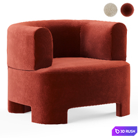 Armchair La Redoute Darrel 3D Model Corona