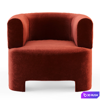 Armchair La Redoute Darrel 3D Model Corona