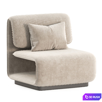 Gubin Armchair 3D Model Corona
