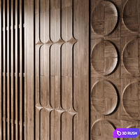 Wall 3D Panel 18 3D Model Corona